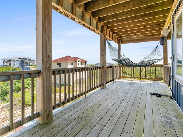 1556 Sandpiper Rd Lot # 33, Corolla, NC 27927 - view of wooden terrace