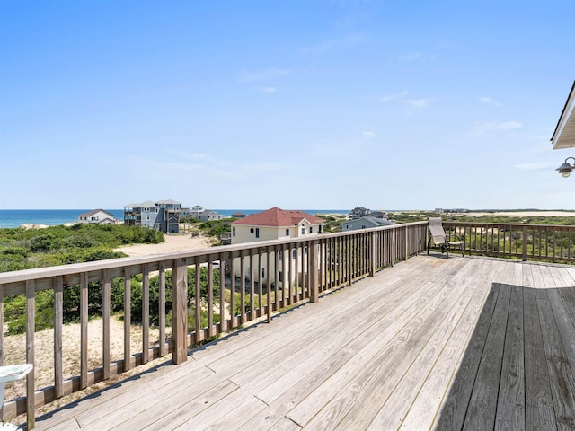 1556 Sandpiper Rd Lot # 33, Corolla, NC 27927 - wooden terrace with a water view