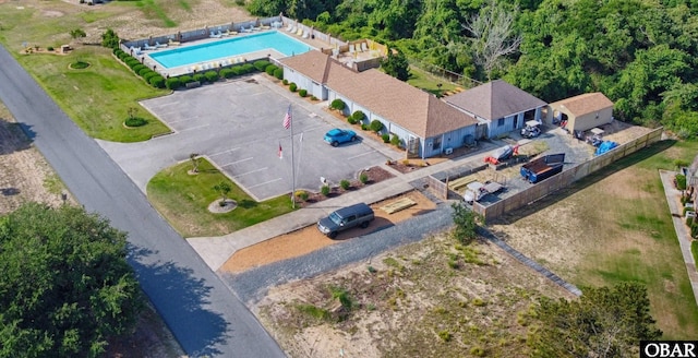 1006 Swordfish Way Unit 1006, Kitty Hawk, NC 27949 - view from above of property featuring a pool area