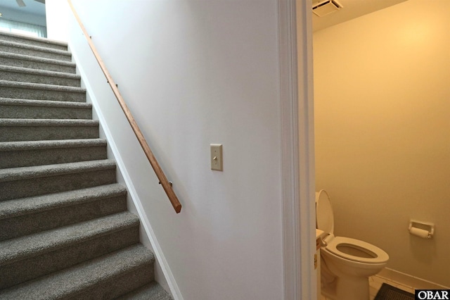 1006 Swordfish Way Unit 1006, Kitty Hawk, NC 27949 - stairway featuring baseboards