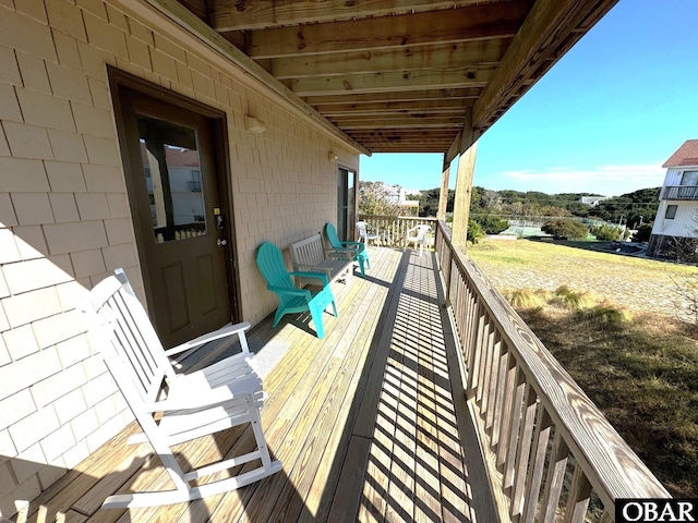 view of deck