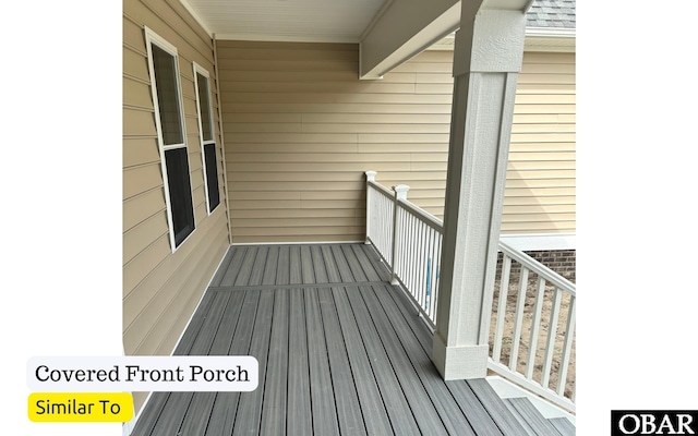 172 Charleston Dr Lot 163, Grandy, NC 27939 - view of wooden deck