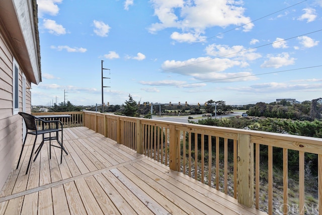 view of deck