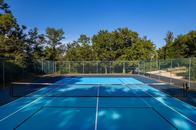 view of sport court