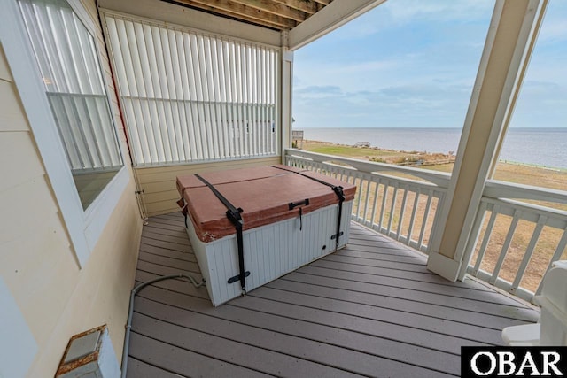 24280 NC Highway 12 Unit 2A, Rodanthe, NC 27968 - deck with a water view