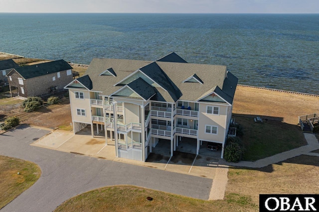24280 NC Highway 12 Unit 2A, Rodanthe, NC 27968 - birds eye view of property with a water view
