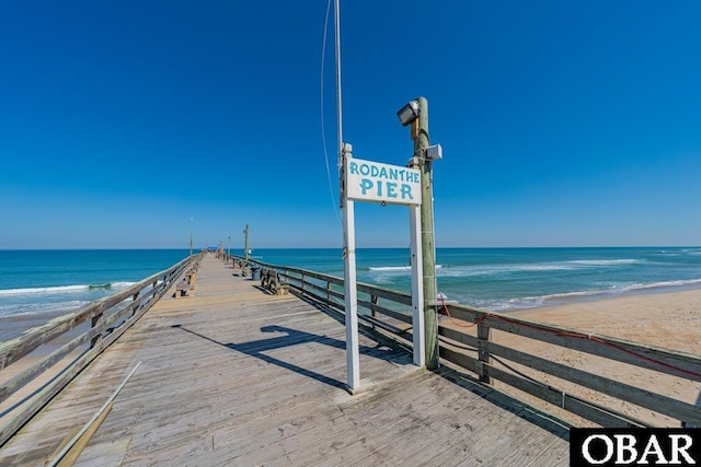 24280 NC Highway 12 Unit 2A, Rodanthe, NC 27968 - view of dock featuring a water view