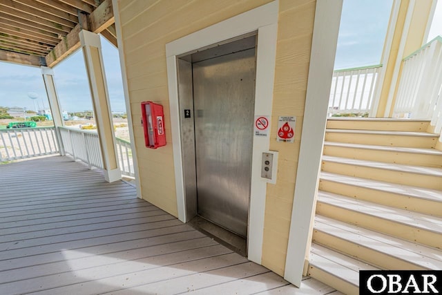 24280 NC Highway 12 Unit 2A, Rodanthe, NC 27968 - property entrance with elevator