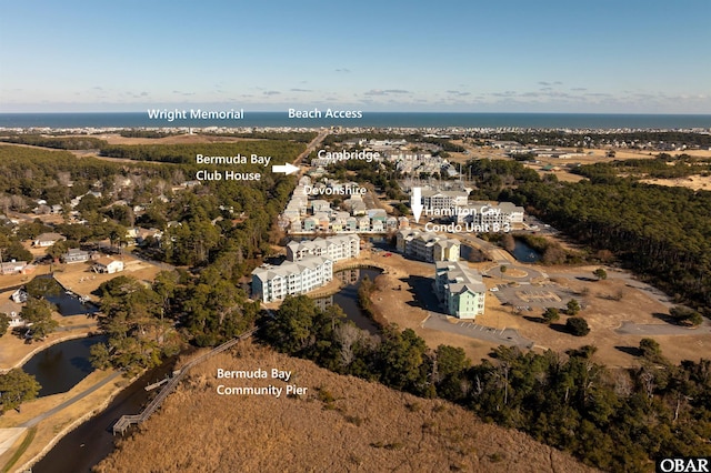 1700 Paget Rd Unit B3, Kill Devil Hills, NC 27948 - aerial view of property's location with a nearby body of water