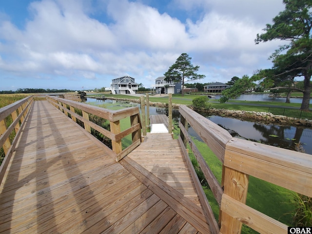 1700 Paget Rd Unit B3, Kill Devil Hills, NC 27948 - dock area with a water view