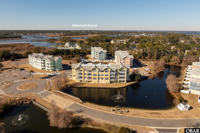 1700 Paget Rd Unit B3, Kill Devil Hills, NC 27948 - aerial view of apartment complex / building and a nearby body of water