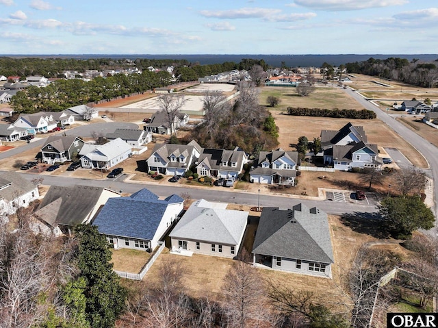 aerial view featuring a residential view