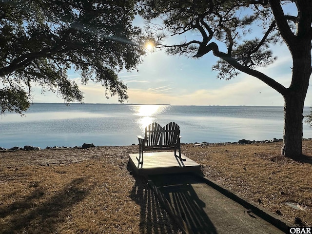 property view of water