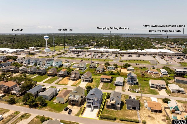 1726 Bobby Lee Trl Lot 5, Kill Devil Hills, NC 27948 - aerial perspective of suburban area