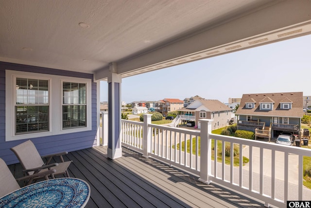 1726 Bobby Lee Trl Lot 5, Kill Devil Hills, NC 27948 - wooden deck with a residential view