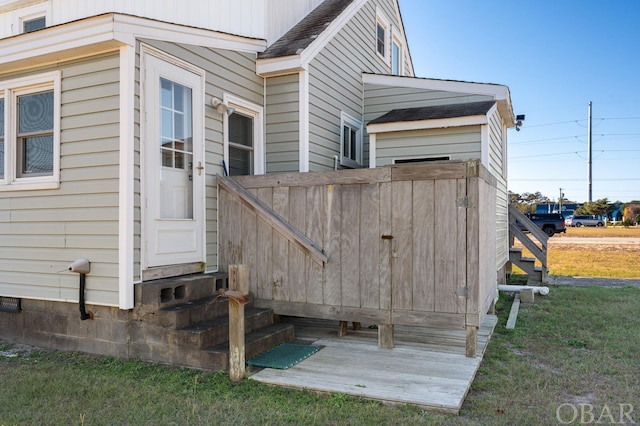 view of entrance to property