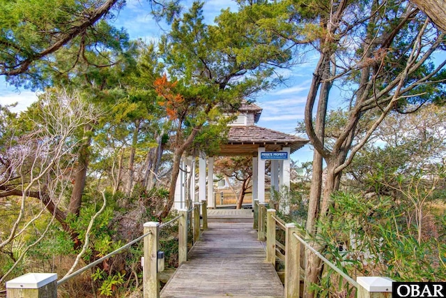 58822 Marina Way Unit 208, Hatteras, NC 27943 - view of home's community with a gazebo