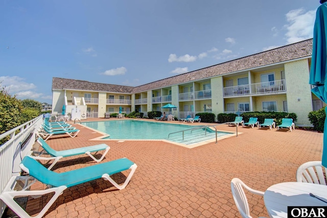 58822 Marina Way Unit 208, Hatteras, NC 27943 - community pool featuring a patio area