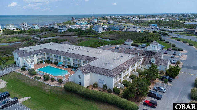 58822 Marina Way Unit 208, Hatteras, NC 27943 - aerial view of a pool and a large body of water