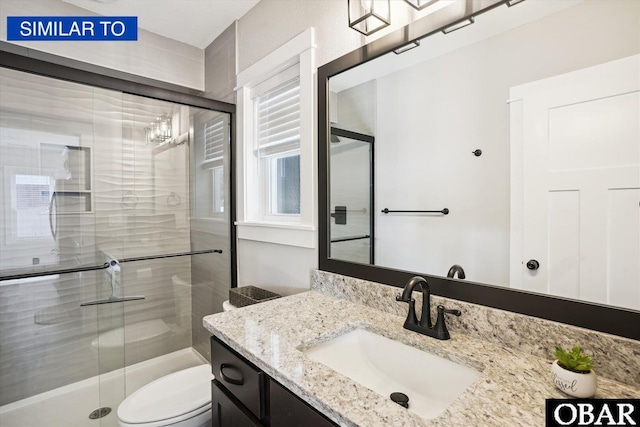 887 Marsh Lndg Lot # 249, Corolla, NC 27927 - full bath with a stall shower, toilet, and vanity