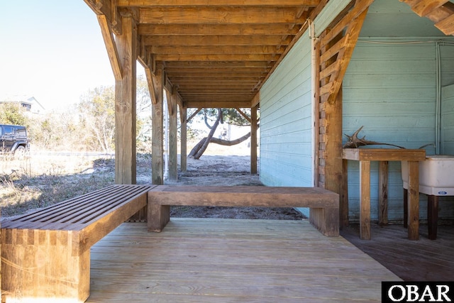 view of deck