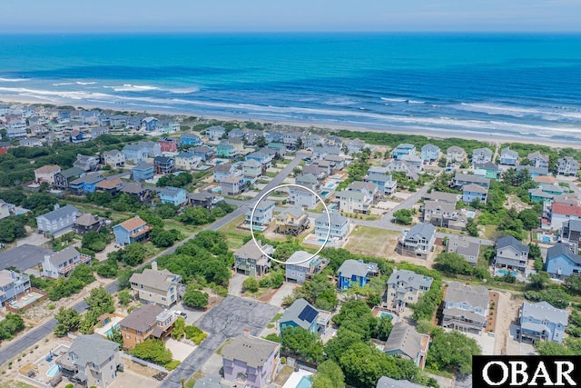 756 Mariner Dr Lot 2, Corolla, NC 27927 - aerial view of property and surrounding area with expansive coastline and nearby suburban area