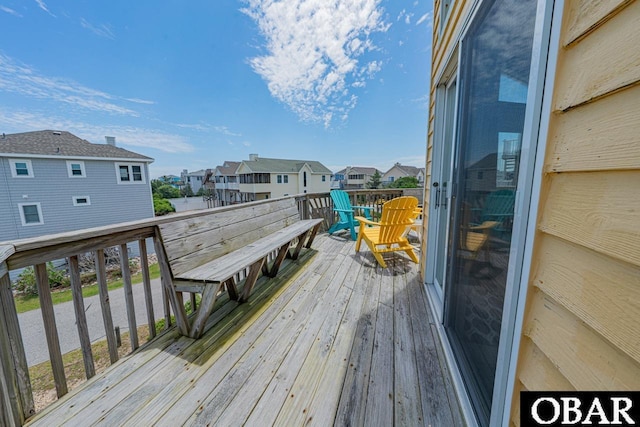 756 Mariner Dr Lot 2, Corolla, NC 27927 - wooden terrace with a residential view