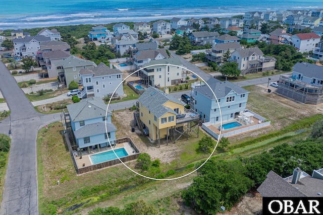 756 Mariner Dr Lot 2, Corolla, NC 27927 - aerial perspective of suburban area with a pool area