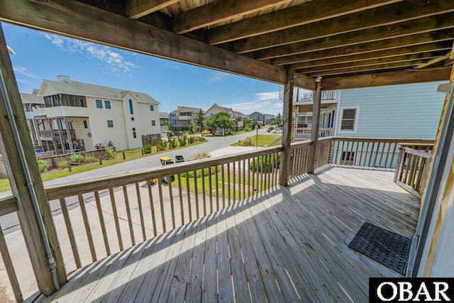 756 Mariner Dr Lot 2, Corolla, NC 27927 - wooden deck with a residential view