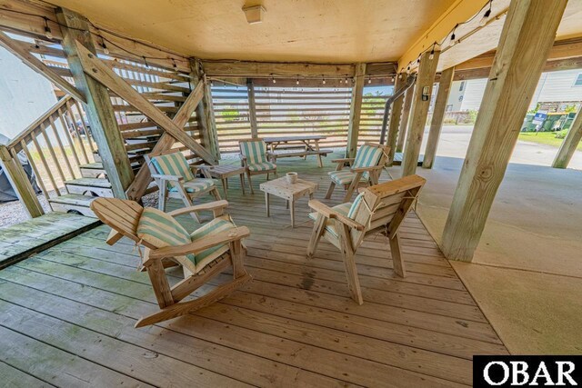 756 Mariner Dr Lot 2, Corolla, NC 27927 - view of wooden terrace
