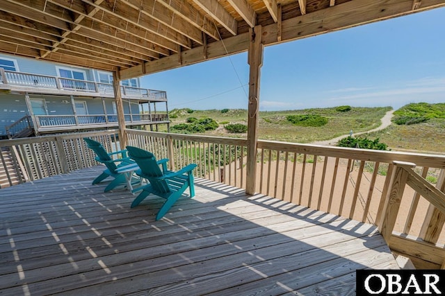 25259 Sea Isle Hills Dr Lot 7, Waves, NC 27982 - view of wooden terrace