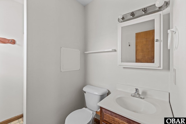 2018 Yorktown St Lot # 1365, Kill Devil Hills, NC 27948 - half bathroom featuring vanity and toilet