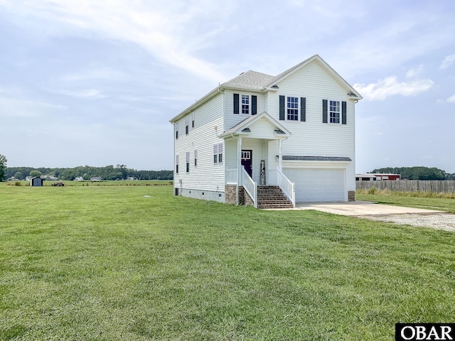 284 Old Swamp Rd, South Mills, NC 27976 - view of front of home with concrete driveway and an attached garage
