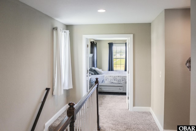 284 Old Swamp Rd, South Mills, NC 27976 - corridor featuring carpet flooring and recessed lighting