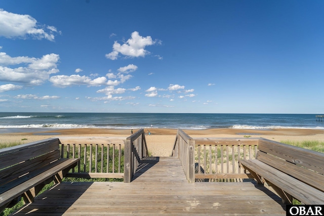 11 Pelican Watch Way Unit A/Lot11, Southern Shores, NC 27949 - surrounding community with view of nearby beach and a deck with water view