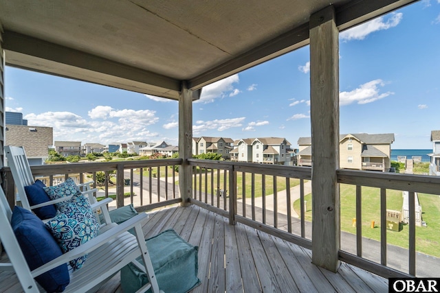 11 Pelican Watch Way Unit A/Lot11, Southern Shores, NC 27949 - wooden terrace with a residential view