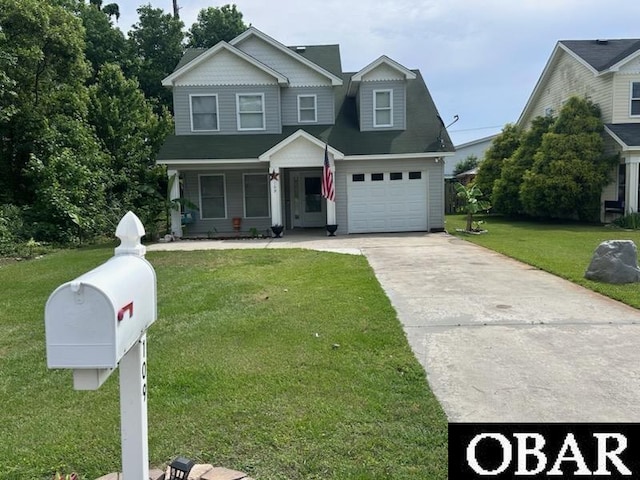 109 Golden Jubilee St Lot 9, Jarvisburg, NC 27947 - view of front of property featuring a front lawn and concrete driveway