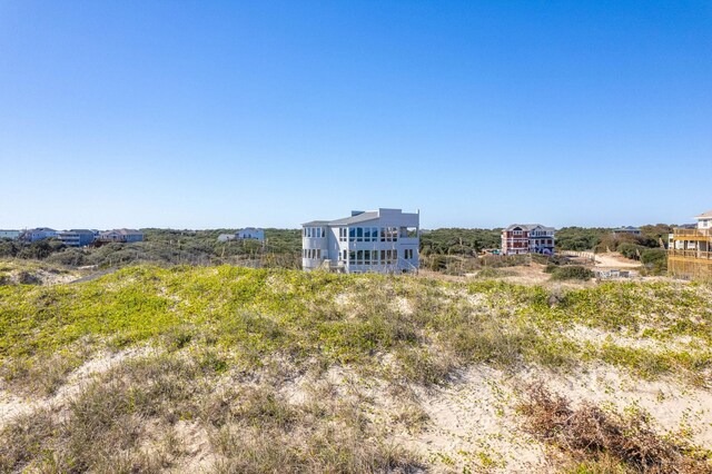 exterior space with a rural view