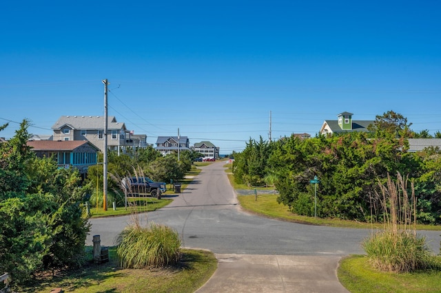 view of street with a residential view