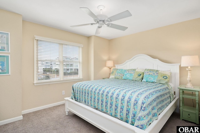 5001 S Virginia Dare Trl Lot 25, Nags Head, NC 27959 - bedroom featuring carpet, baseboards, and ceiling fan
