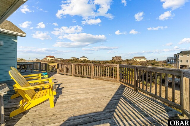 1620 Sandpiper Rd Lot 2, Corolla, NC 27927 - view of wooden terrace