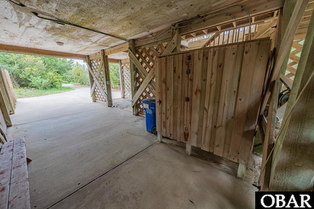 view of stable