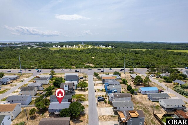 111 Carlow Ave Lot 18, Kill Devil Hills, NC 27948 - aerial view of residential area featuring a forest