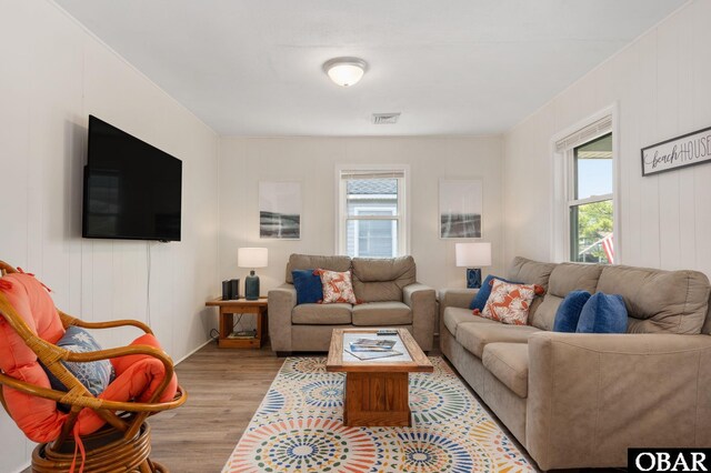 111 Carlow Ave Lot 18, Kill Devil Hills, NC 27948 - living room featuring wood finished floors and baseboards