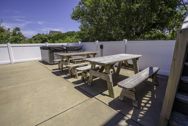 view of patio / terrace with outdoor dining area