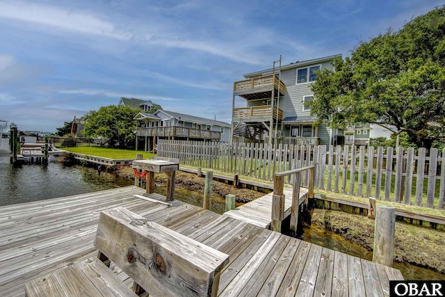 50059 Blackbeards Ct Lot # 166, Frisco, NC 27936 - dock area with a water view