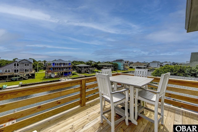 50059 Blackbeards Ct Lot # 166, Frisco, NC 27936 - wooden terrace with a residential view