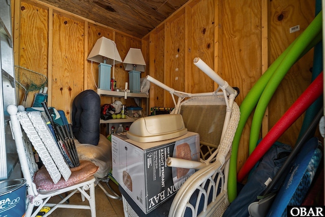 view of storage room