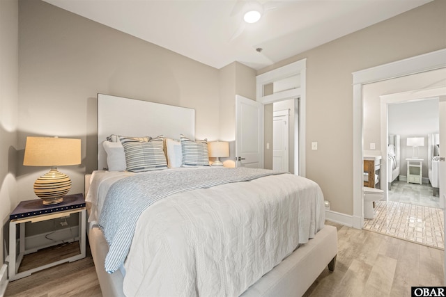 202 Dartmoor Ave Unit 202-C, Manteo, NC 27954 - bedroom featuring light wood finished floors and baseboards