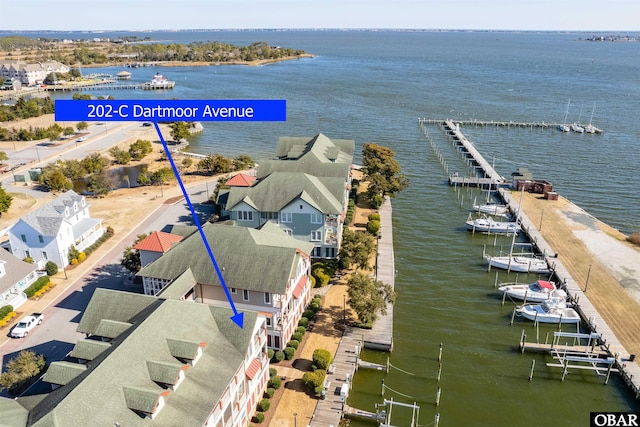 202 Dartmoor Ave Unit 202-C, Manteo, NC 27954 - drone / aerial view of a large body of water